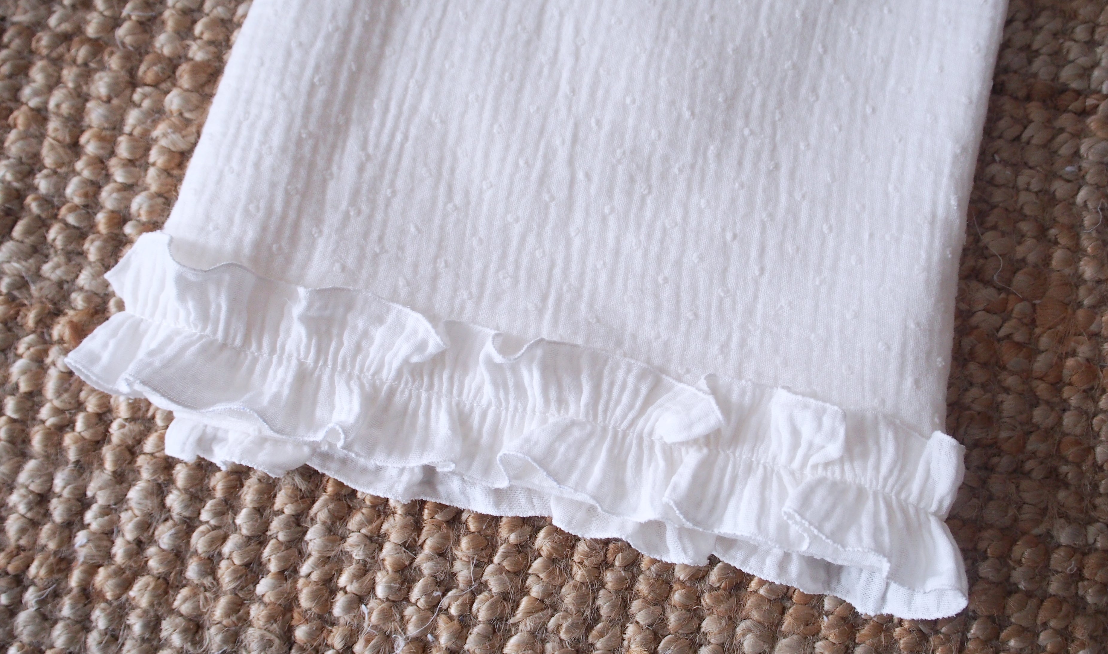 Sábana capazo PLUMETI BLANCO