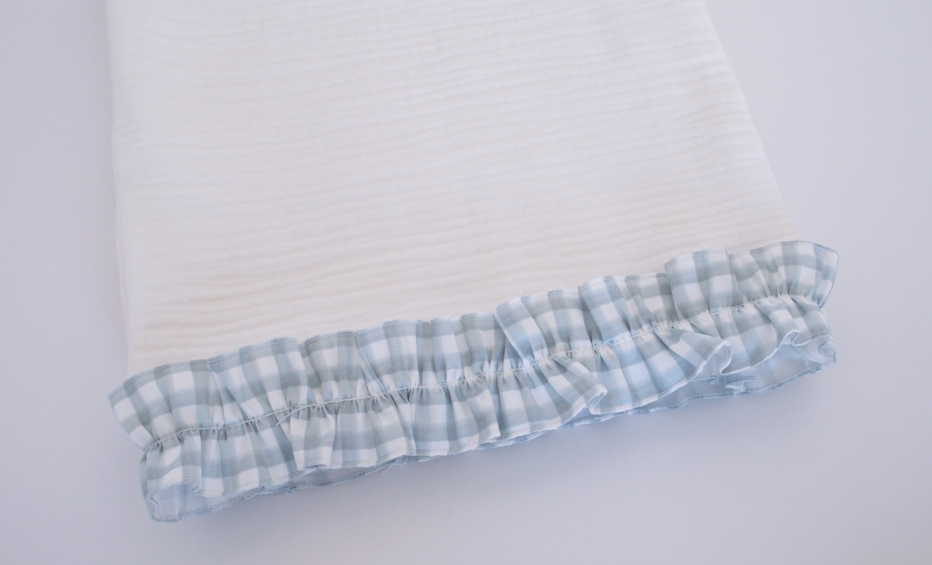 Sábana capazo volante VICHY WASABI