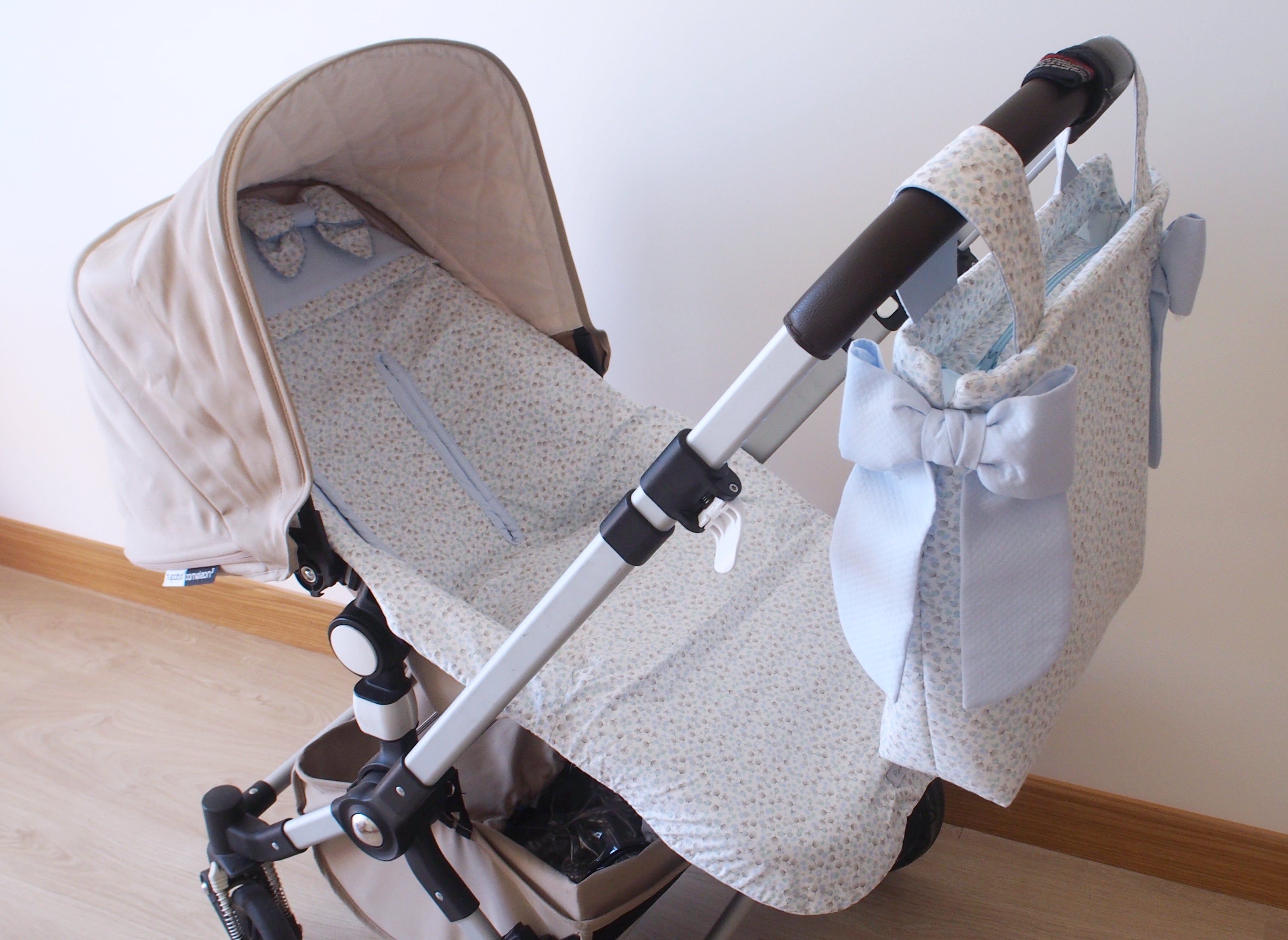 Bolsa panera BLUE flores