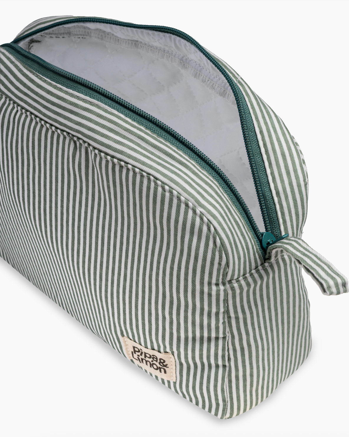 Neceser DARK GREEN STRIPES