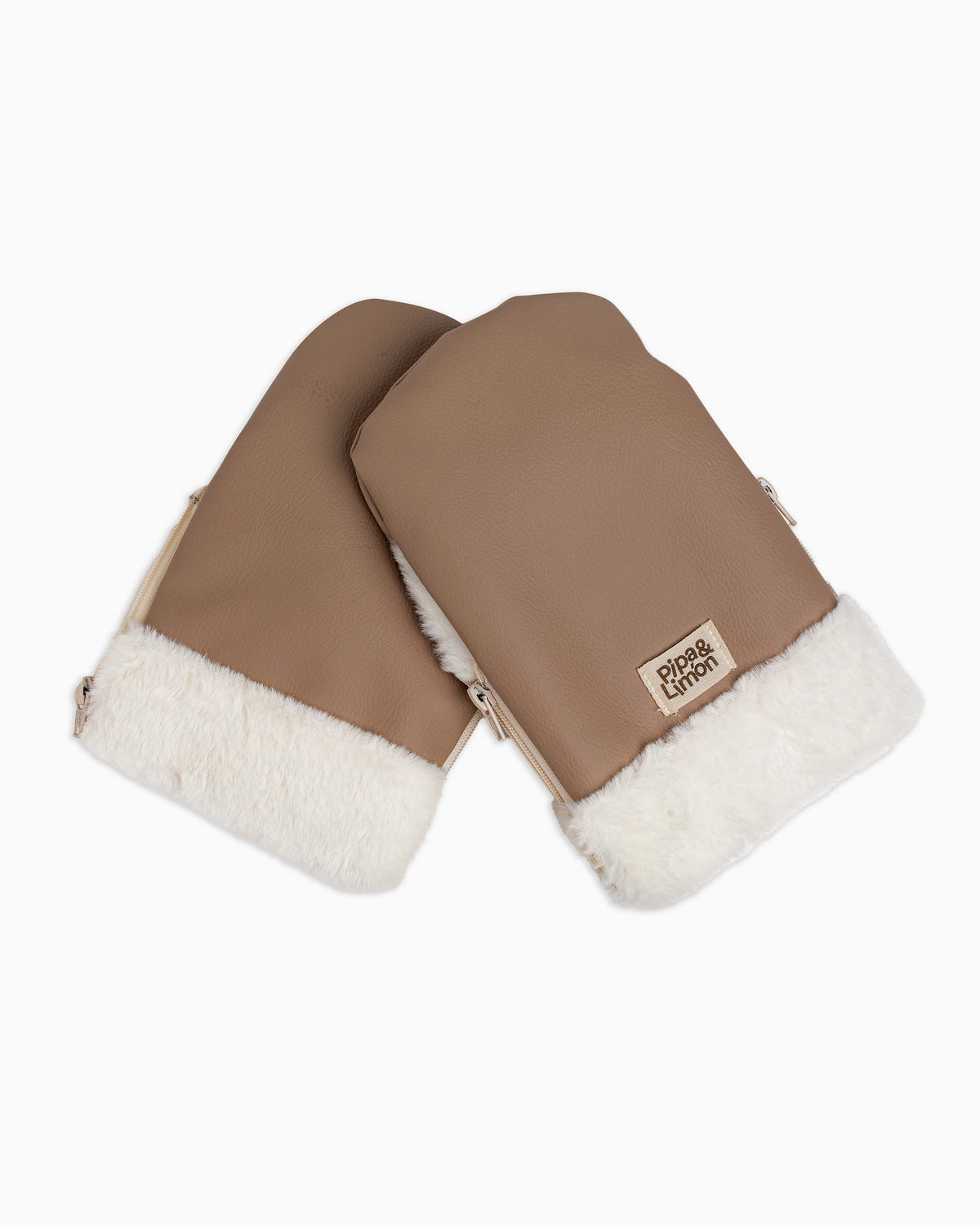 Manoplas carrito POLIPIEL TAUPE