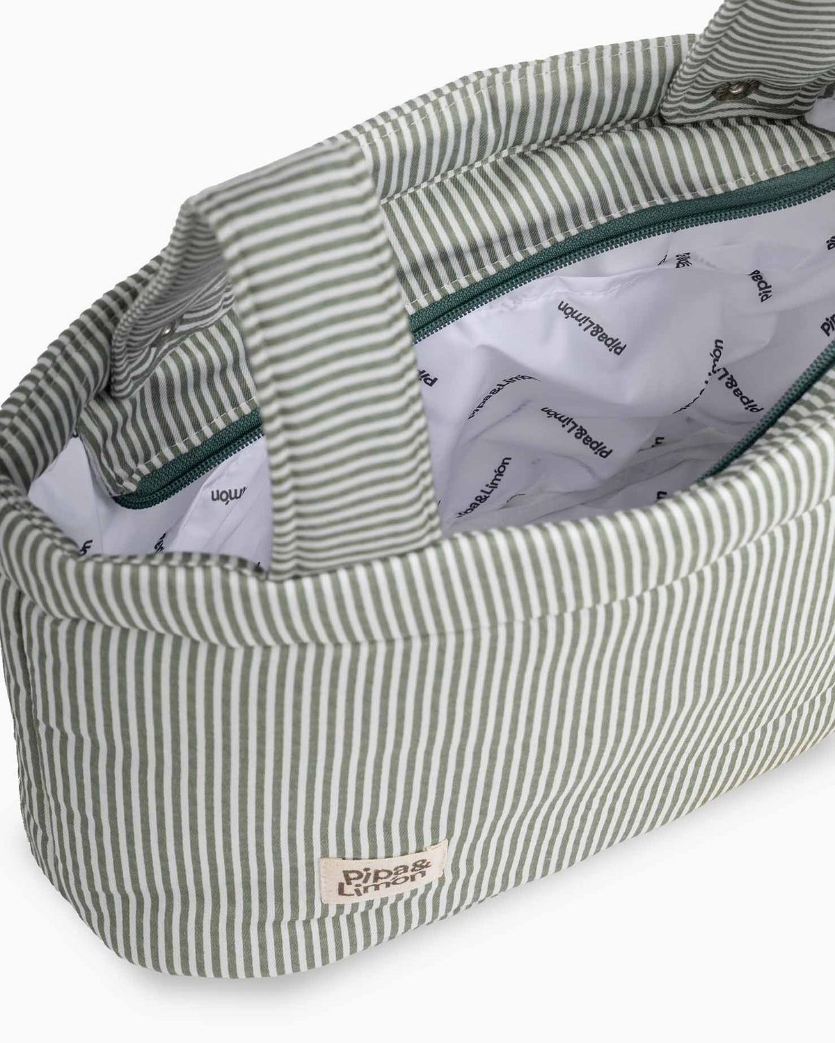 Mini bag DARK GREEN STRIPES
