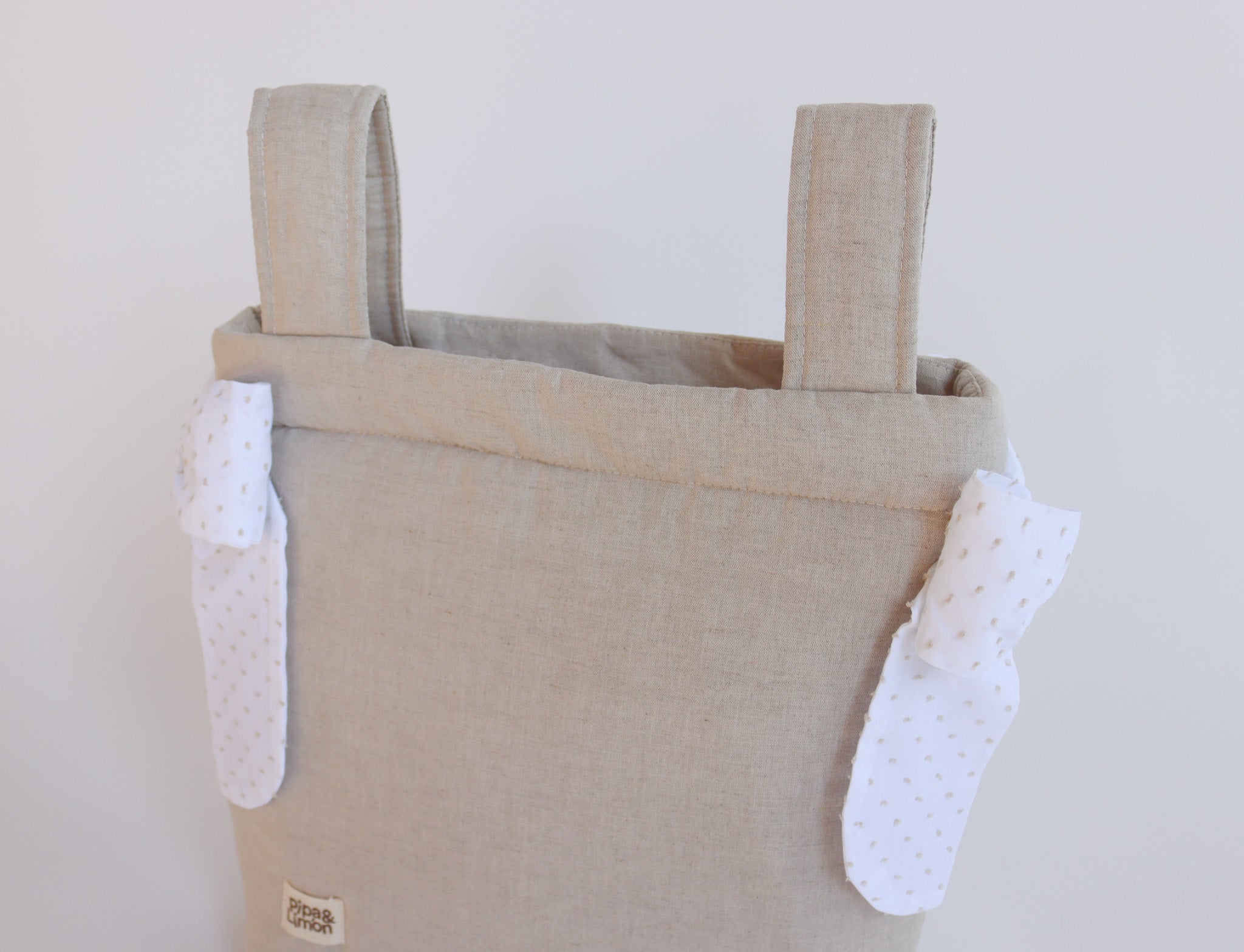 Bolsa panera ANDY lino beige