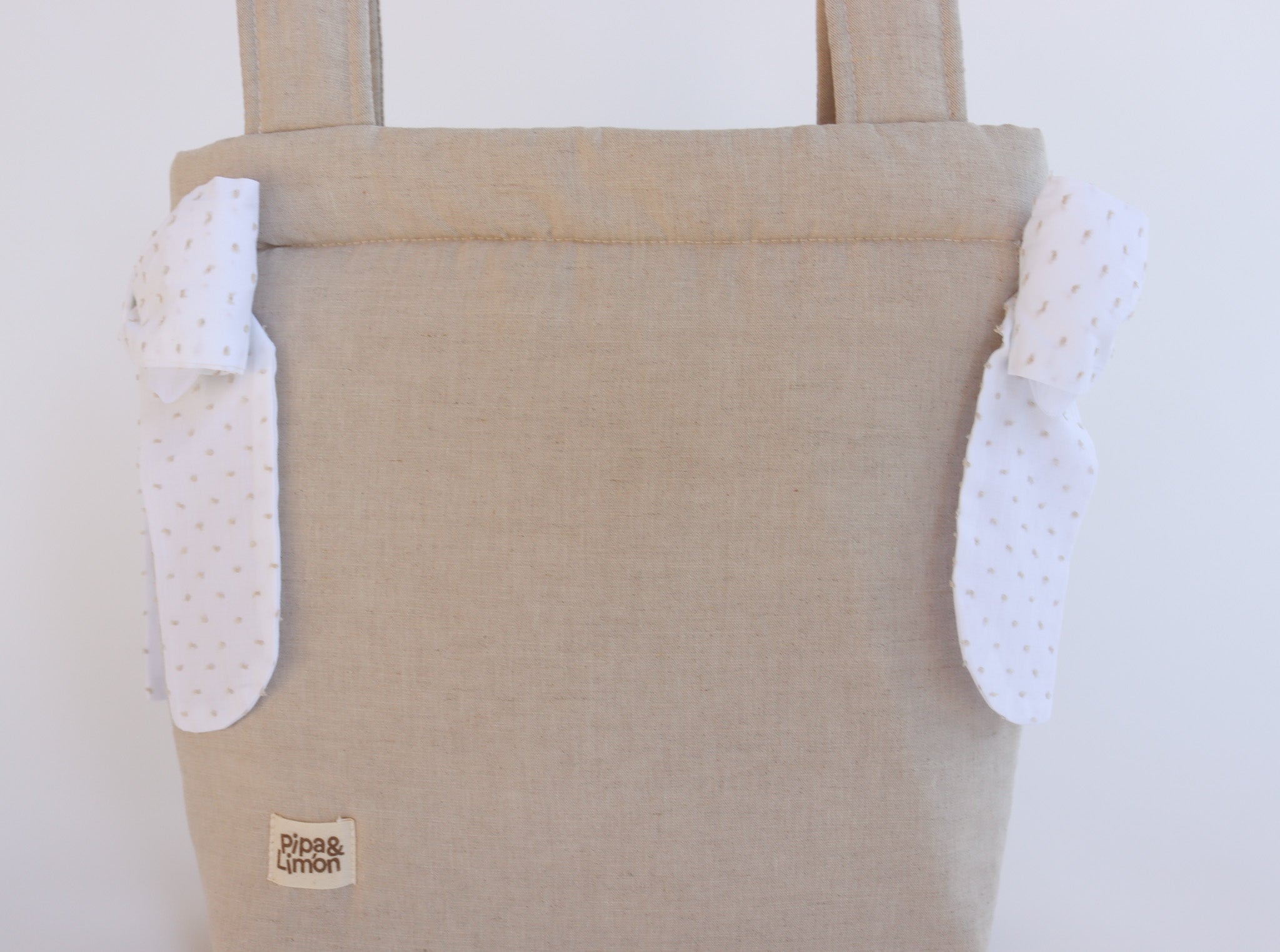 Bolsa panera ANDY lino beige