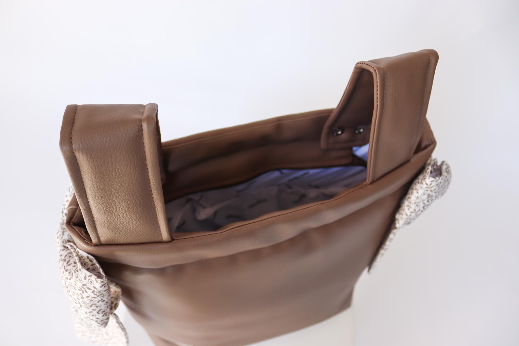 Bolsa Panera POLIPIEL CHOCOLATE Juliet