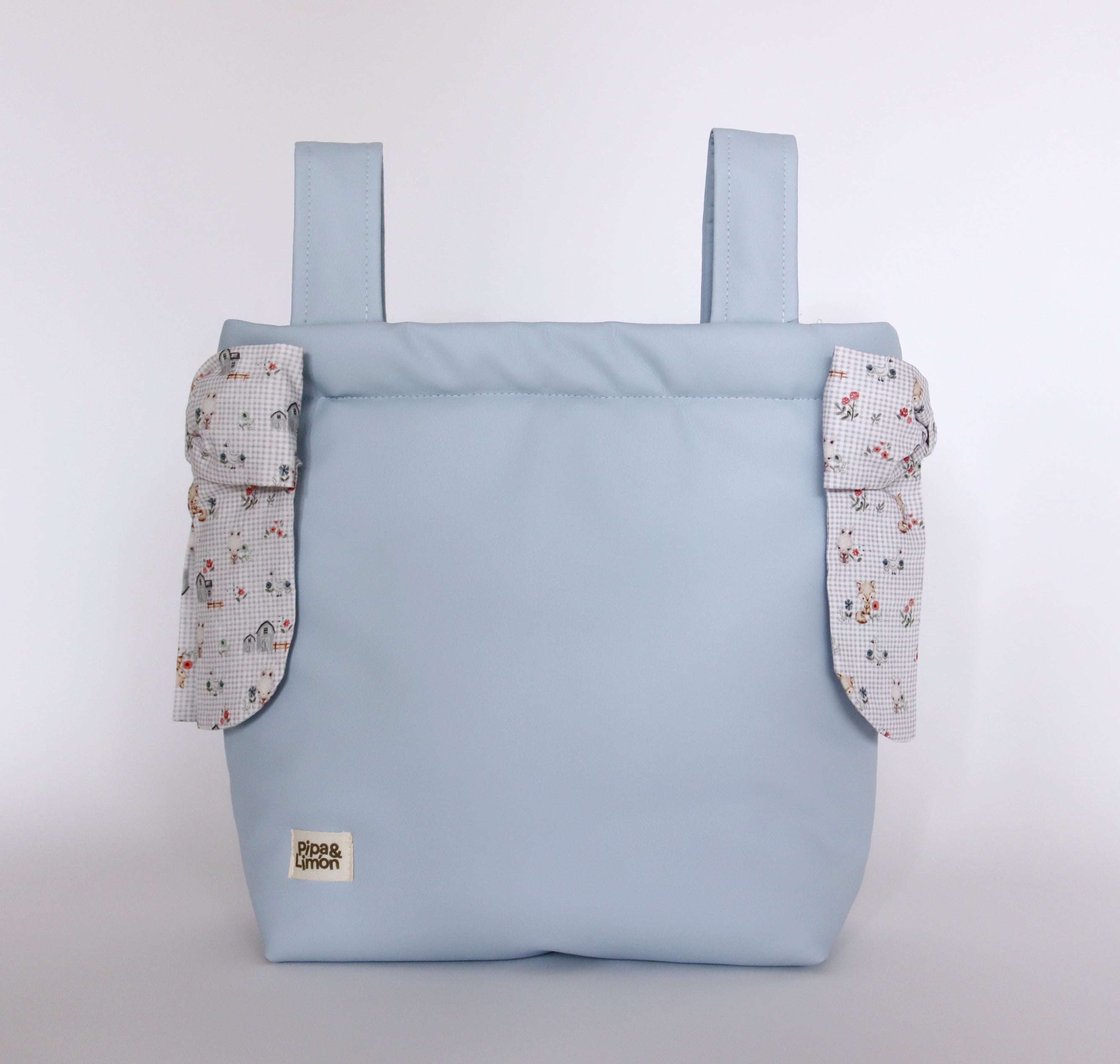 Bolsa panera TADEO polipiel azul
