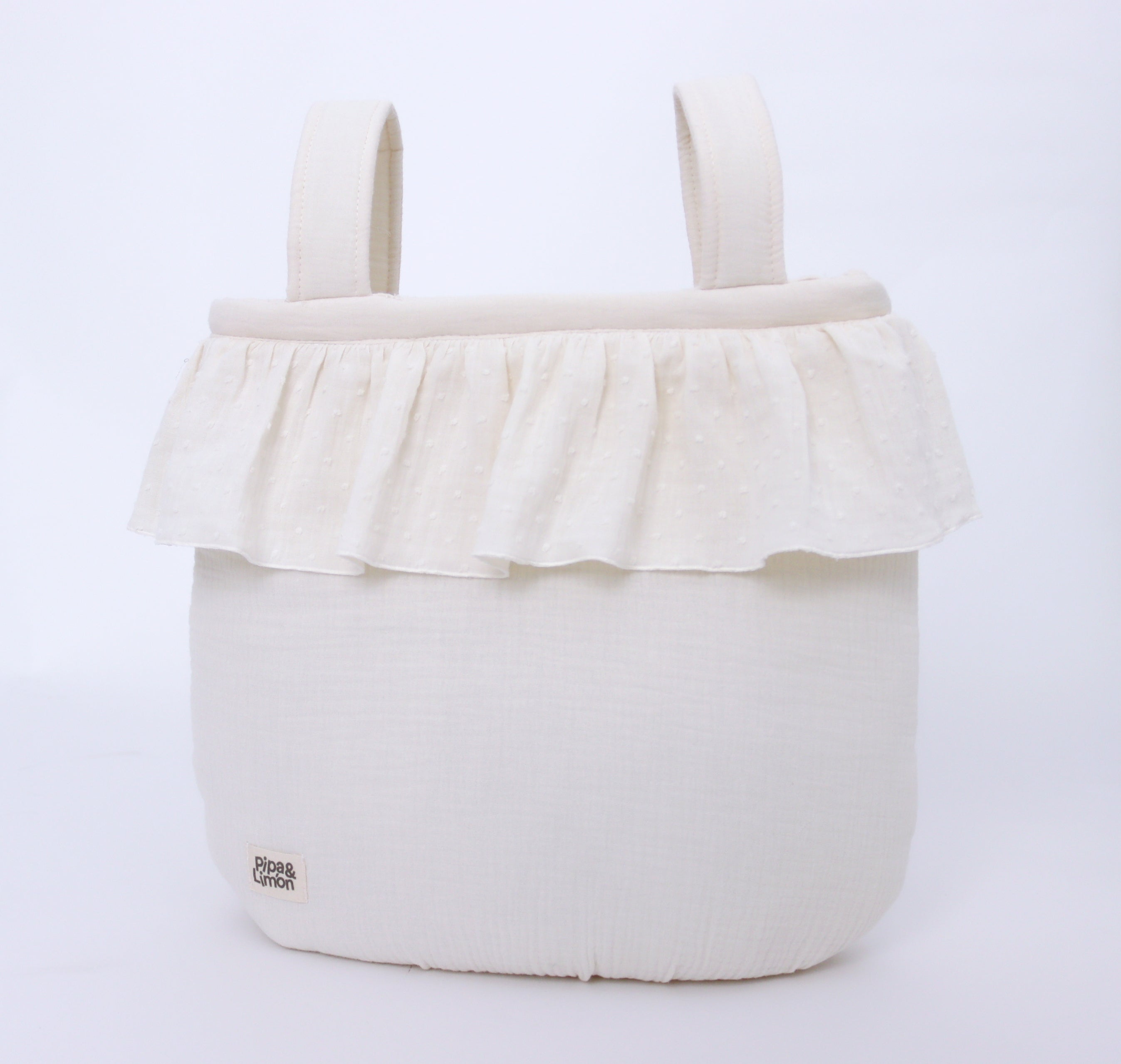 Bolsa bombonera PLUMETI BEIGE – Pipa y Limón - Main Image