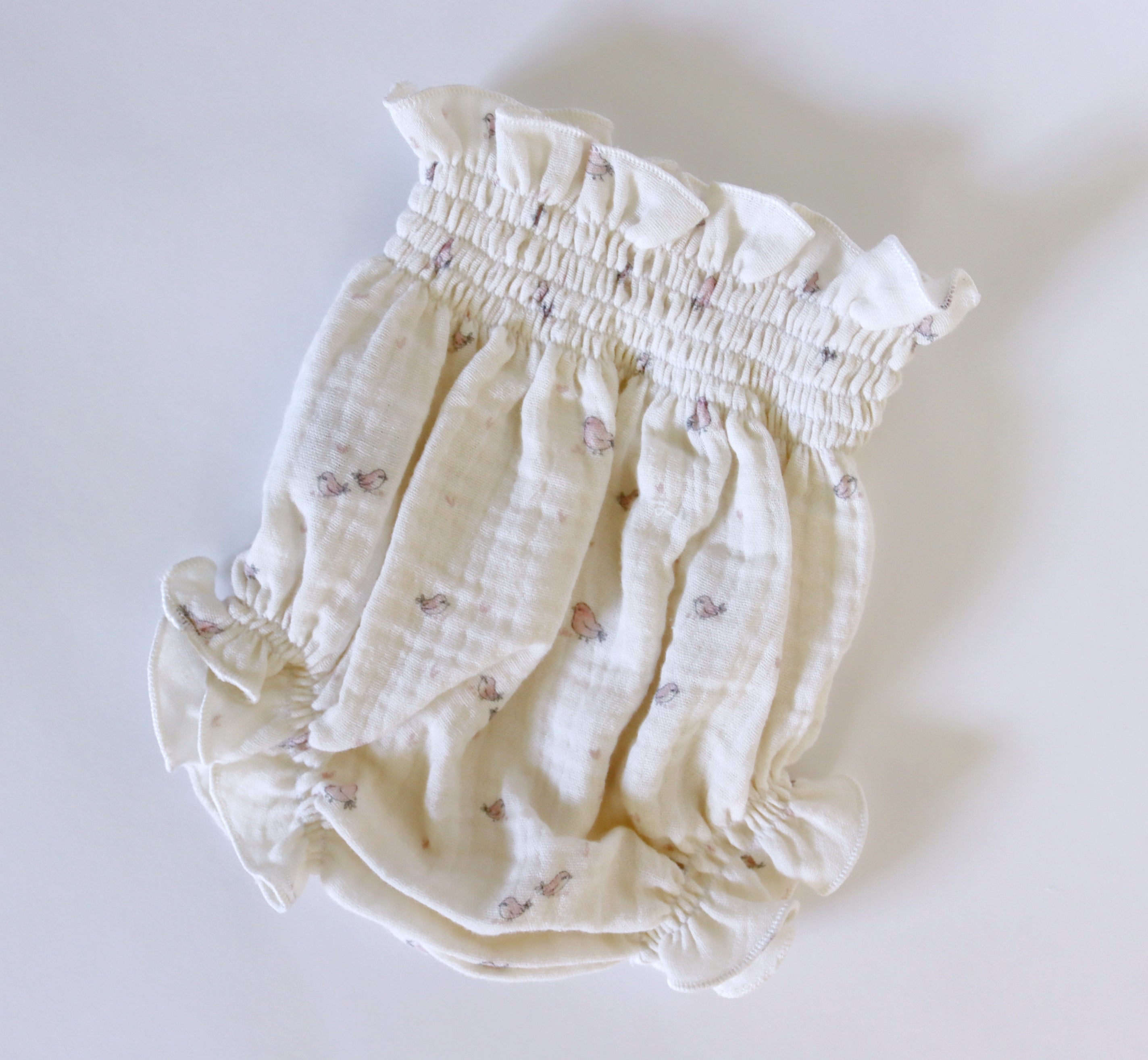 Cubrepañal BIRDS ROSA