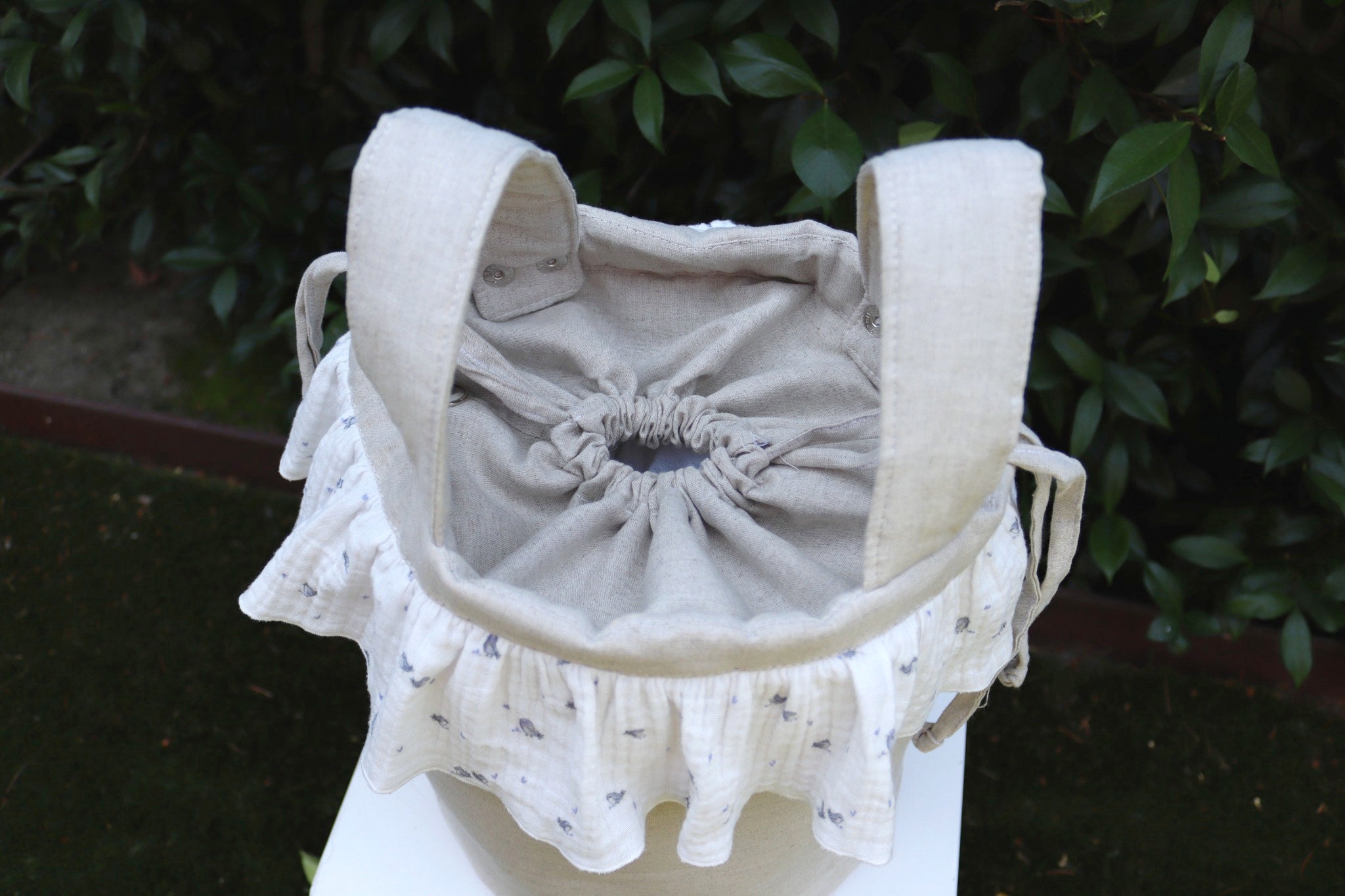 Bucket bag BIRDS AZUL