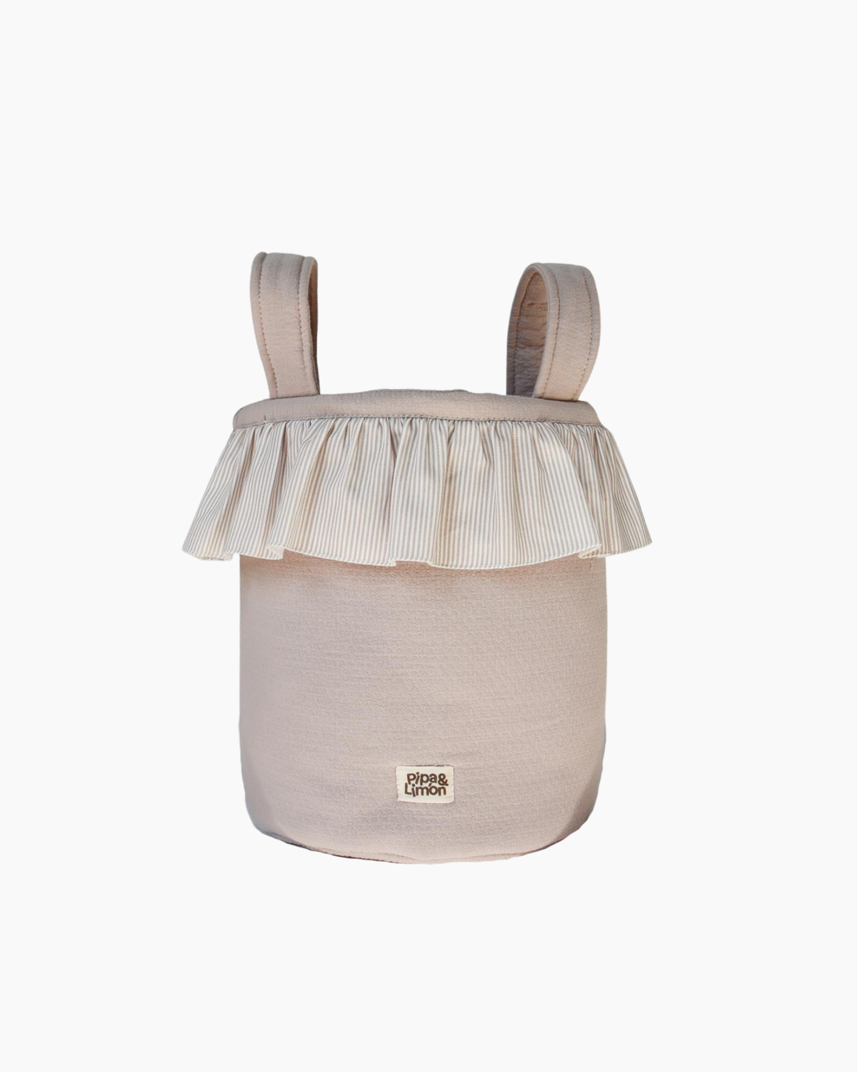 Bucket bag TAUPE STRIPES taupe