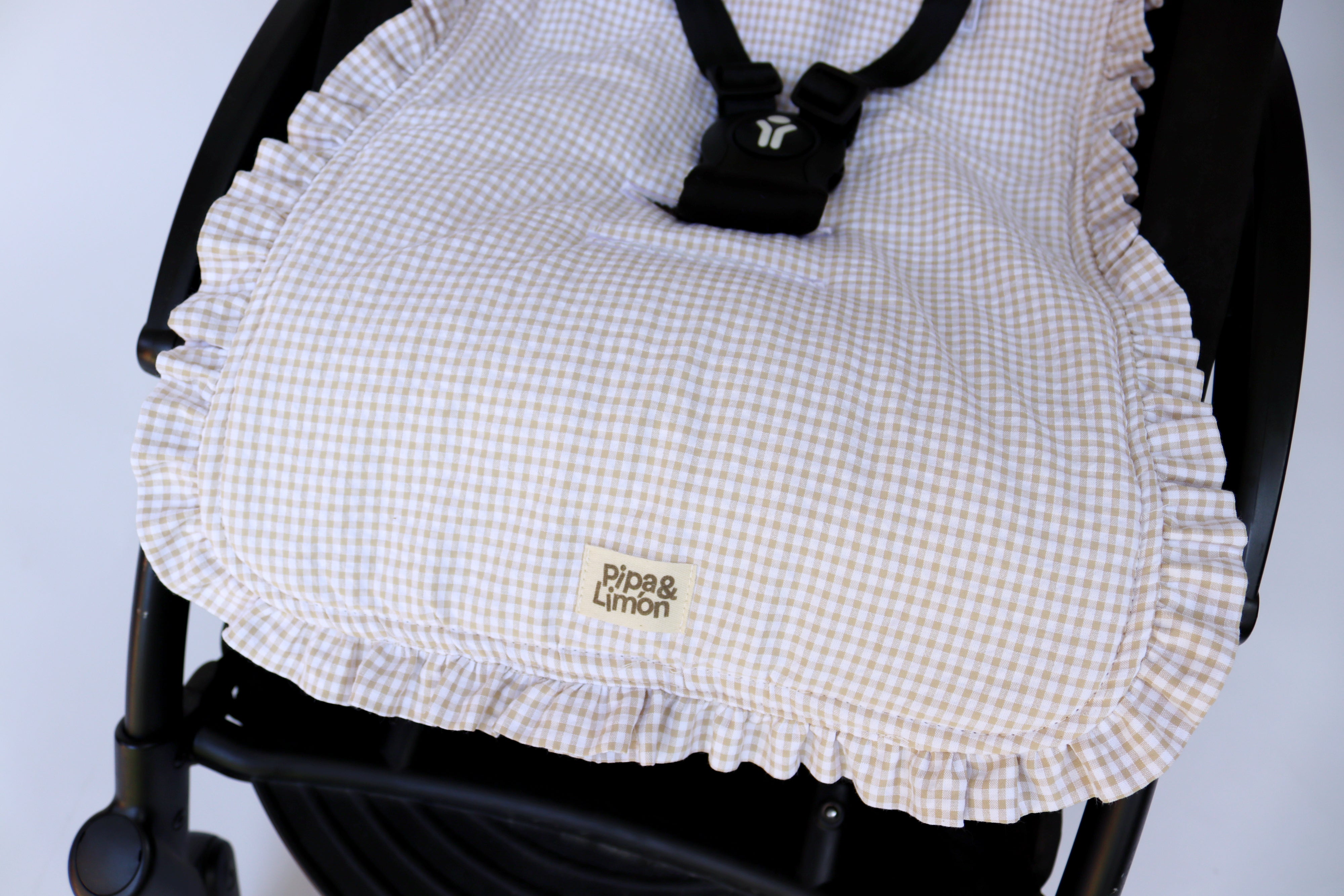 Colchoneta silla ligera MINI VICHY BEIGE