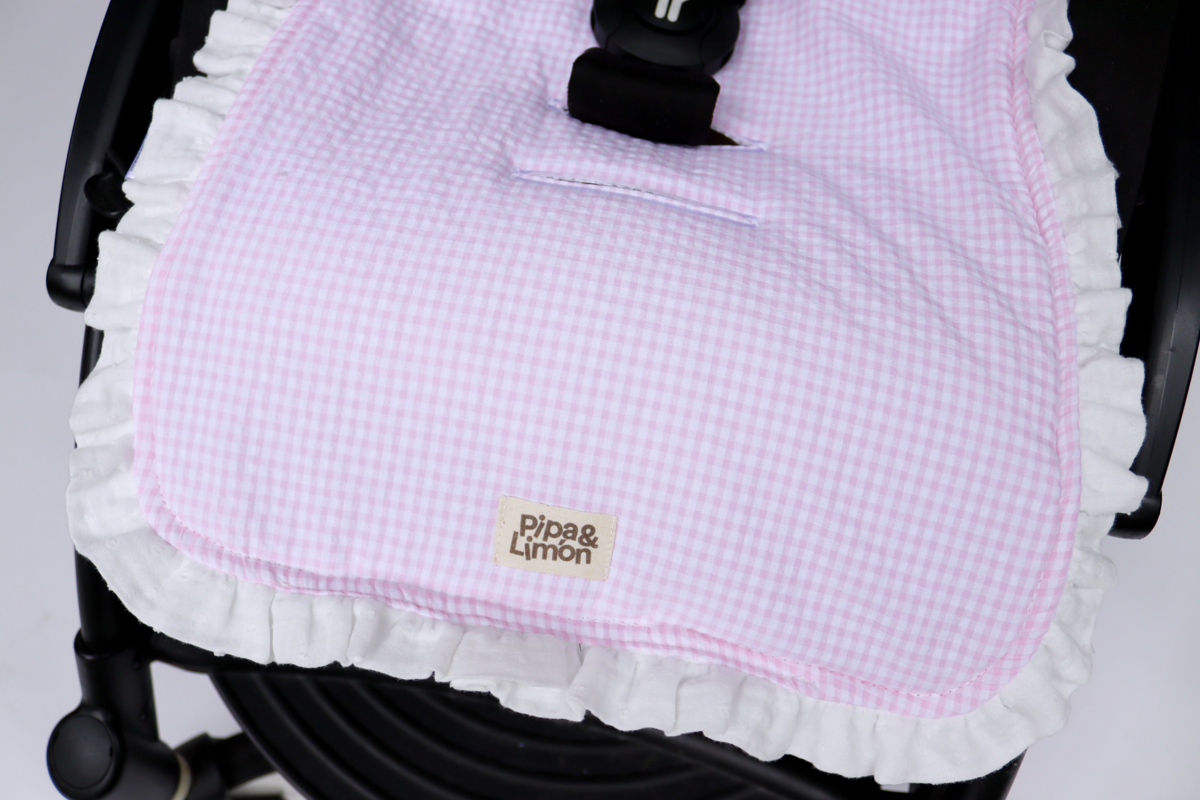 Colchoneta silla ligera MINI VICHY ROSA