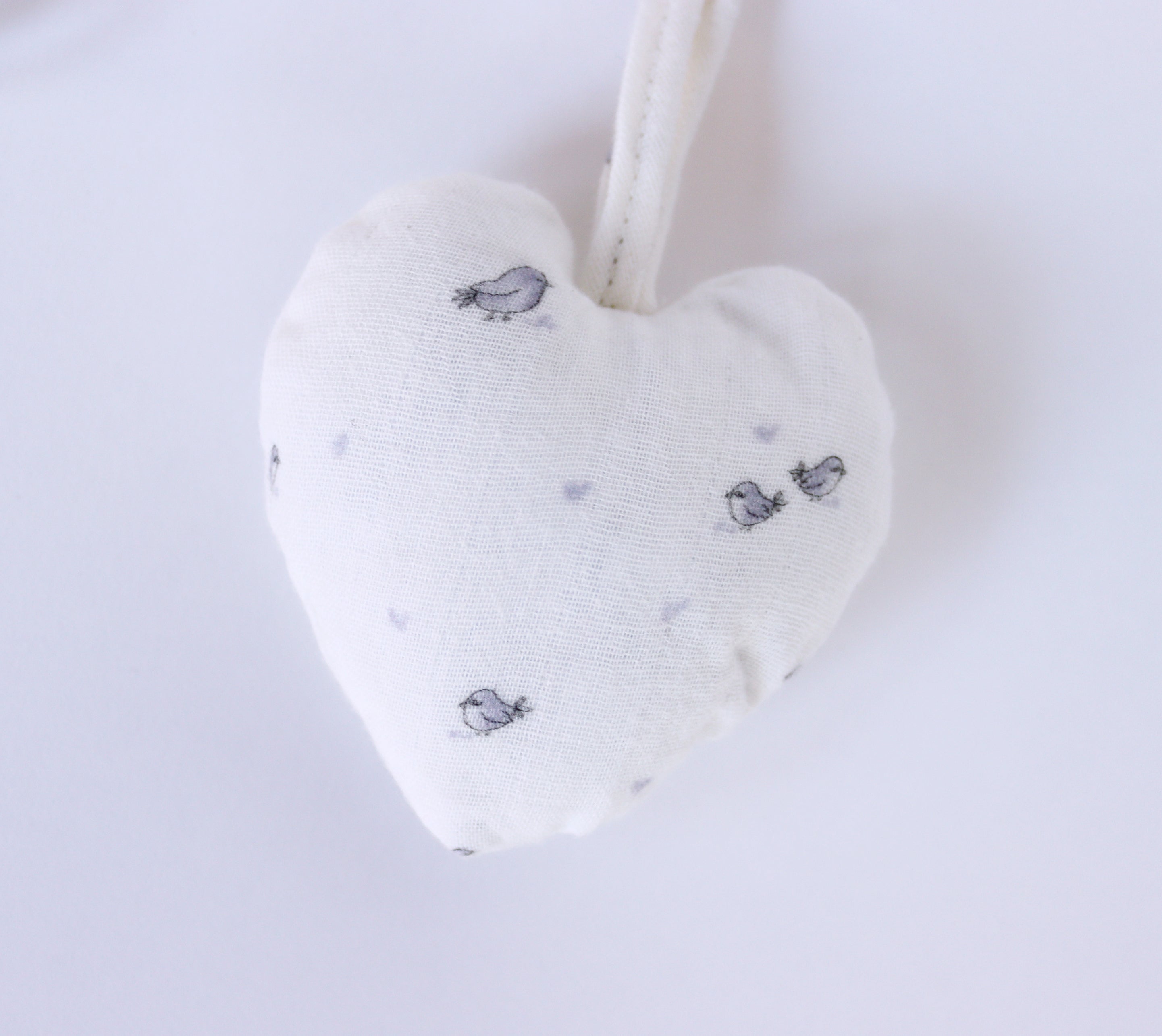 Colgante corazón BIRDS azul