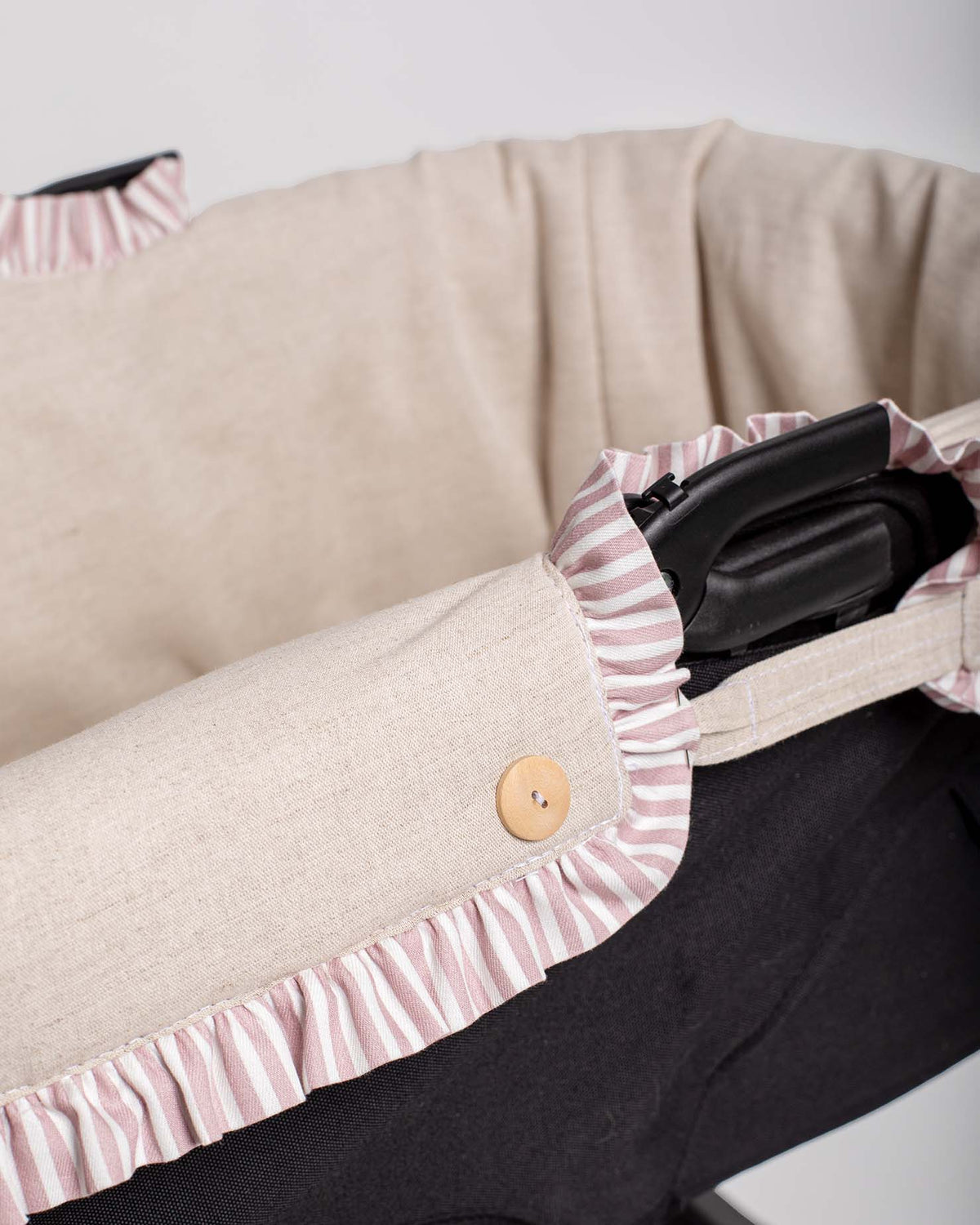 Funda cubrecapazo MAUVE STRIPES