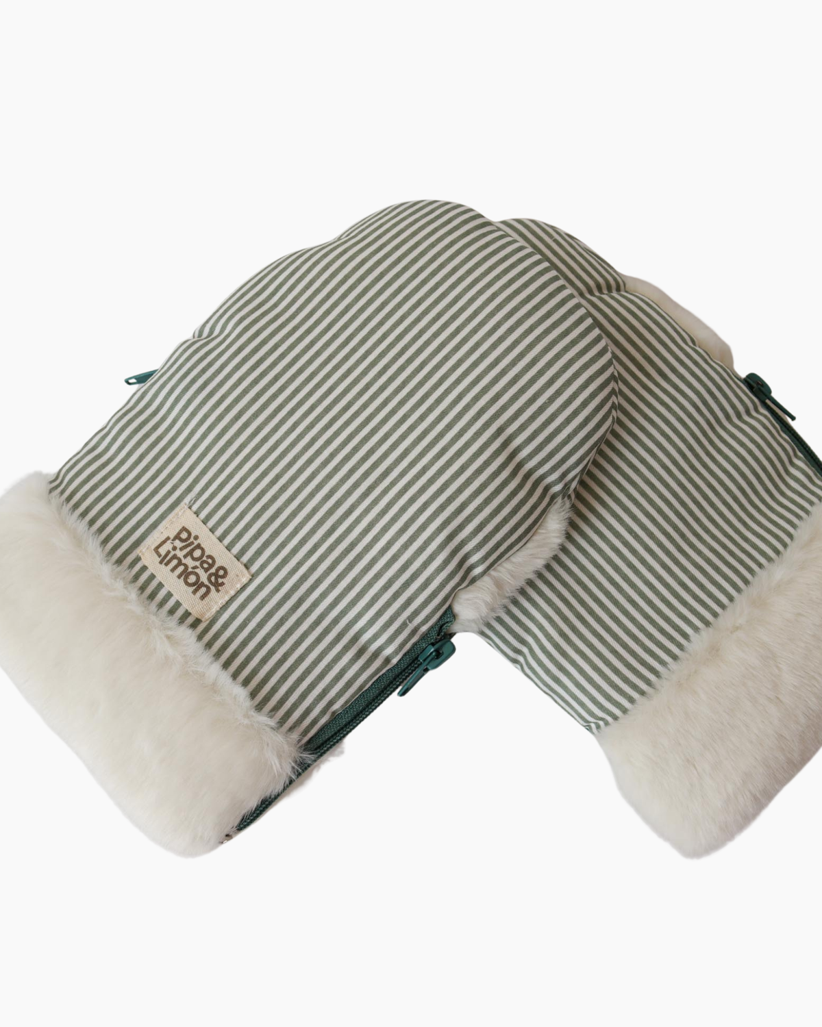 Manoplas carrito DARK GREEN STRIPES