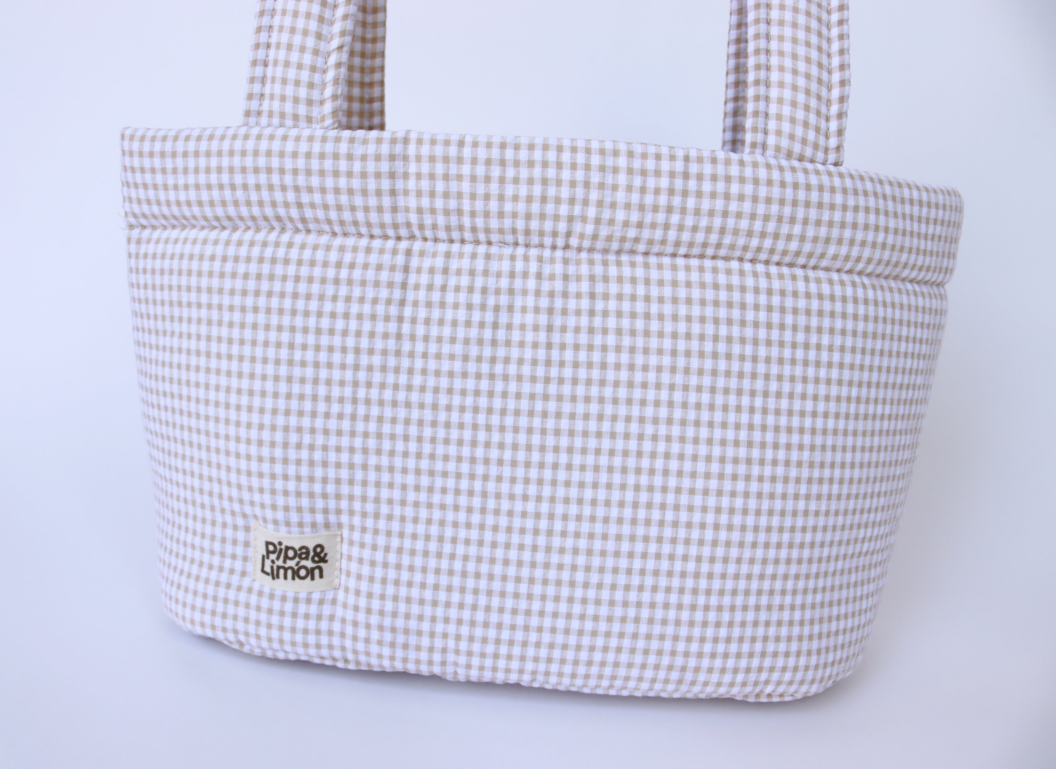 Mini bag MINI VICHY BEIGE