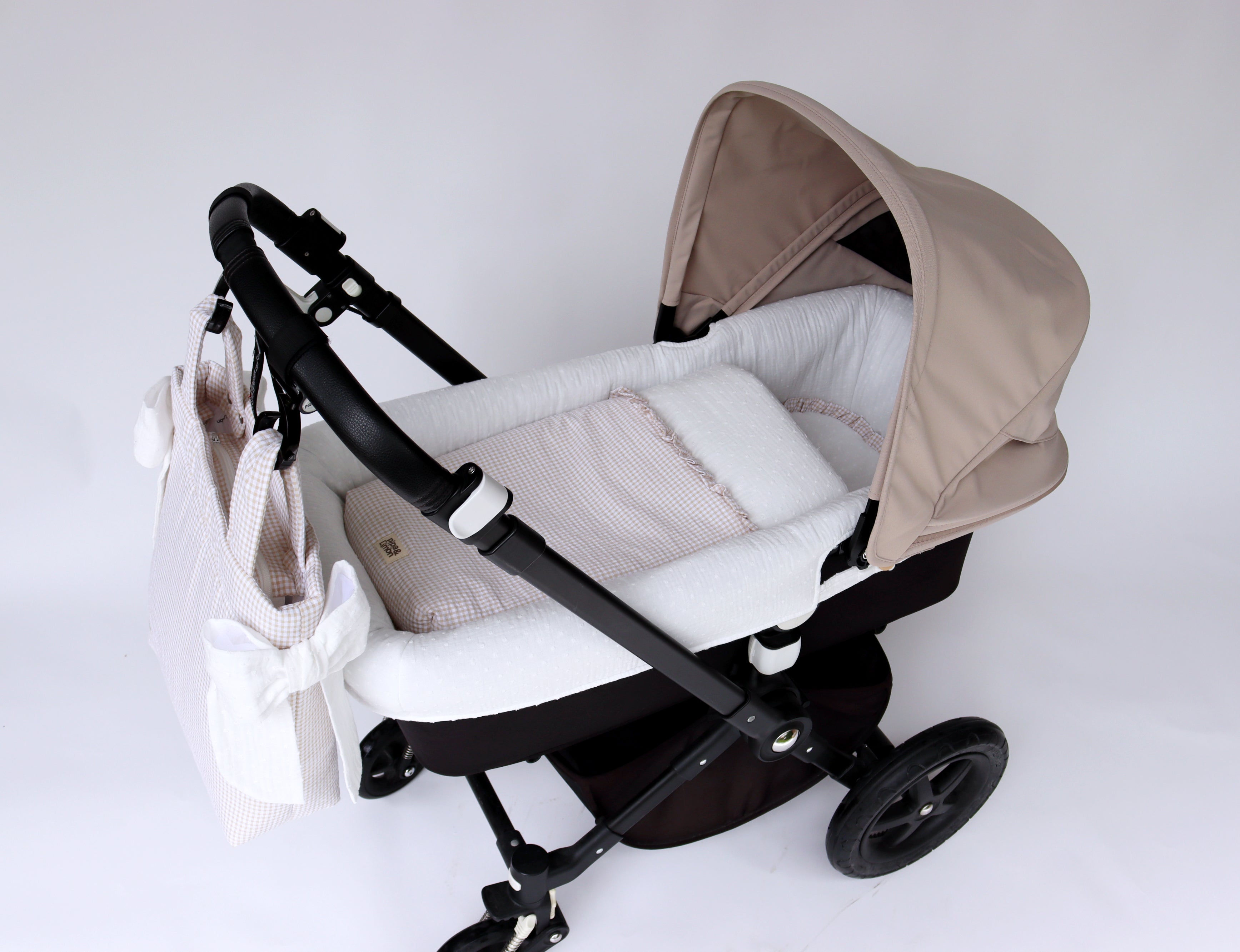 Saco entretiempo MINI VICHY BEIGE