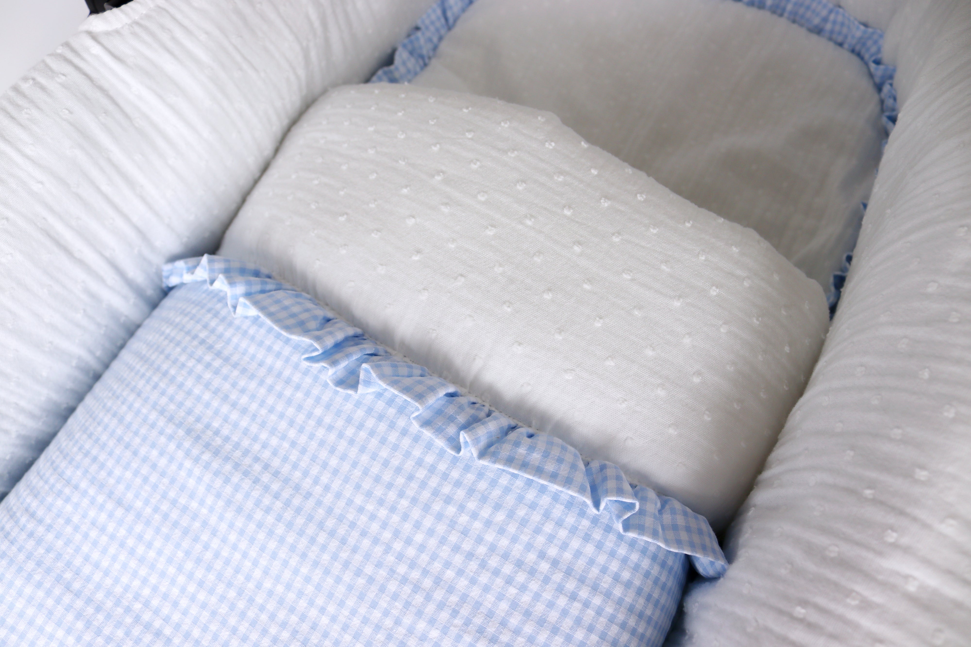 Saco entretiempo MINI VICHY AZUL