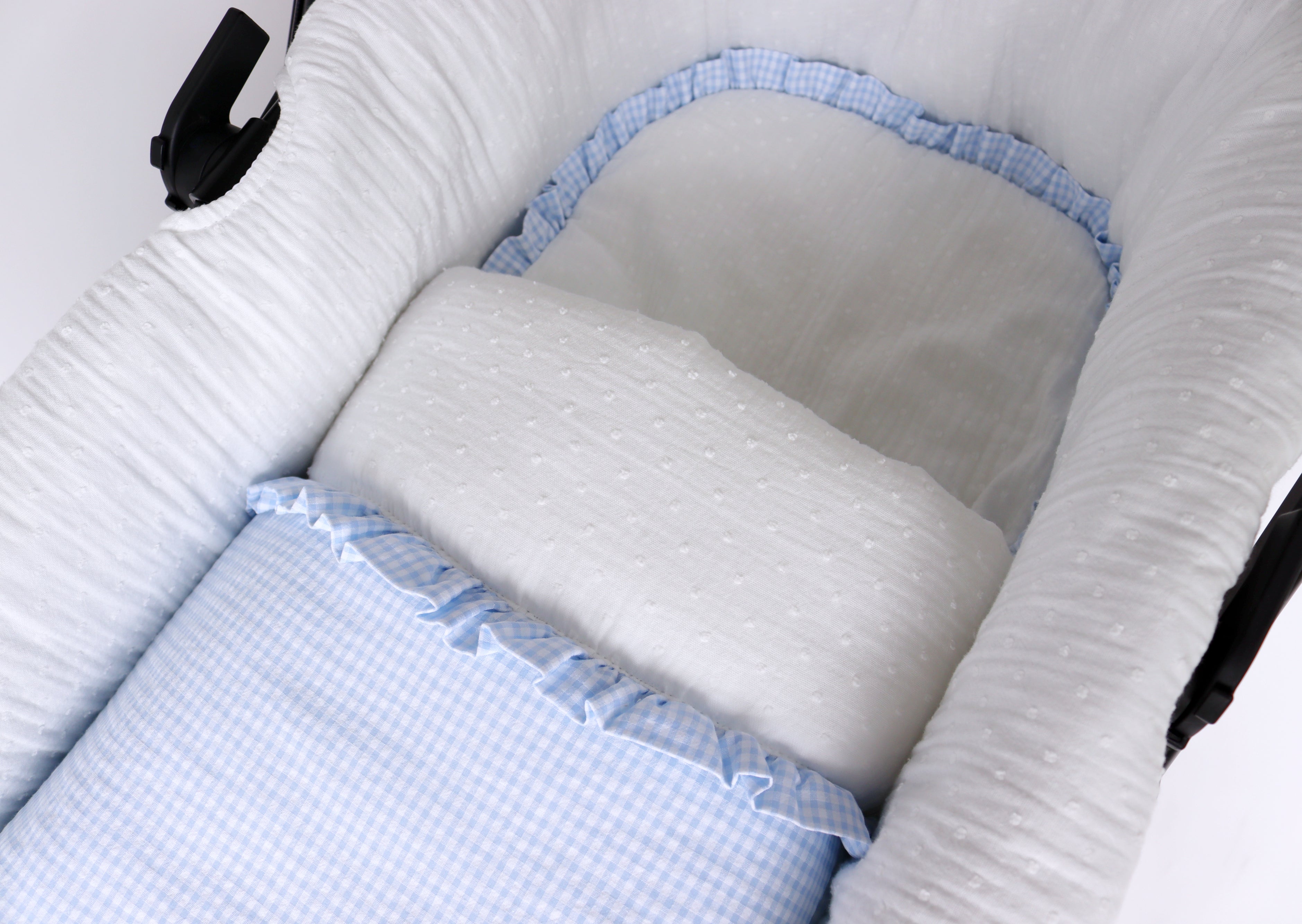 Saco entretiempo MINI VICHY AZUL