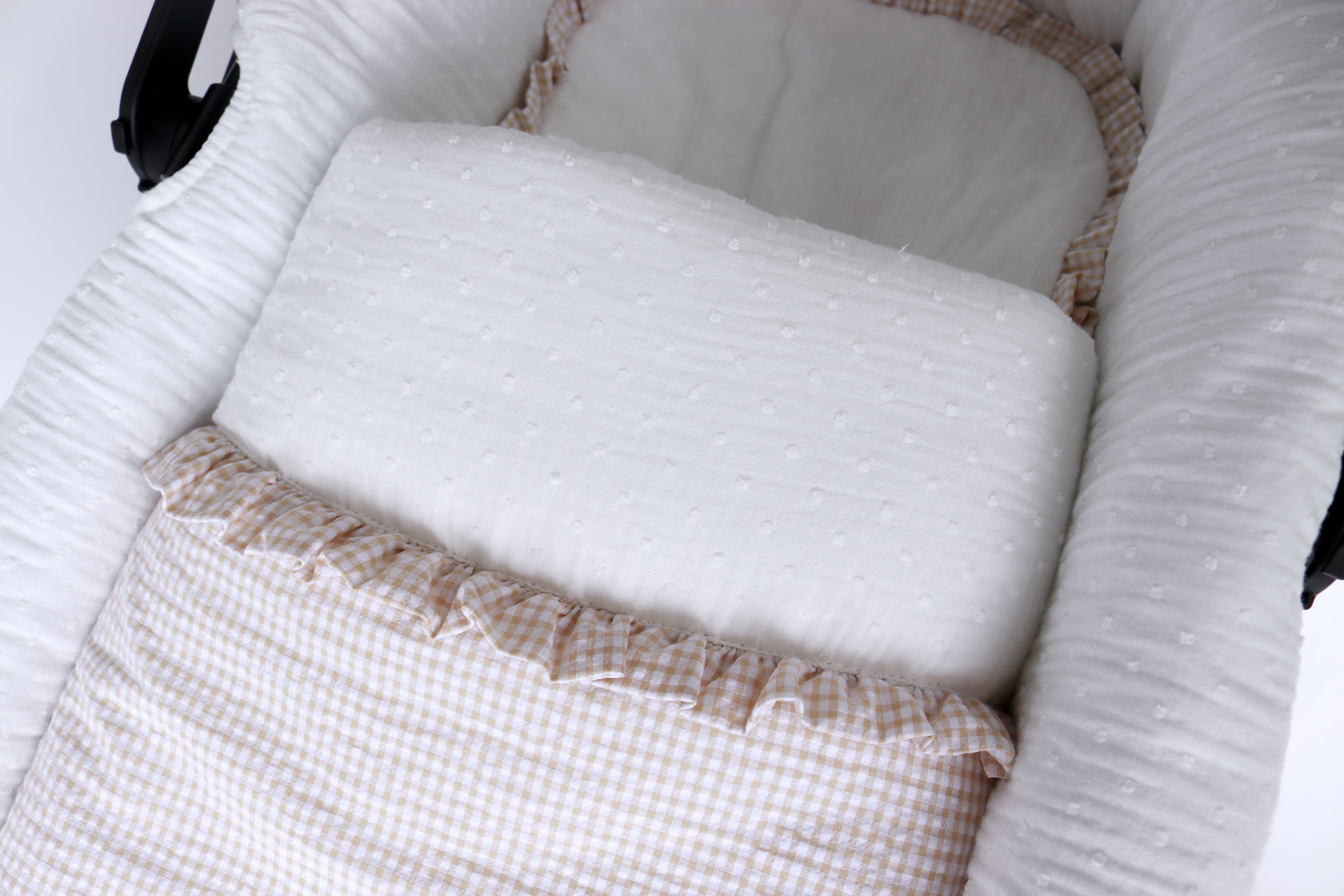 Saco invierno MINI VICHY BEIGE