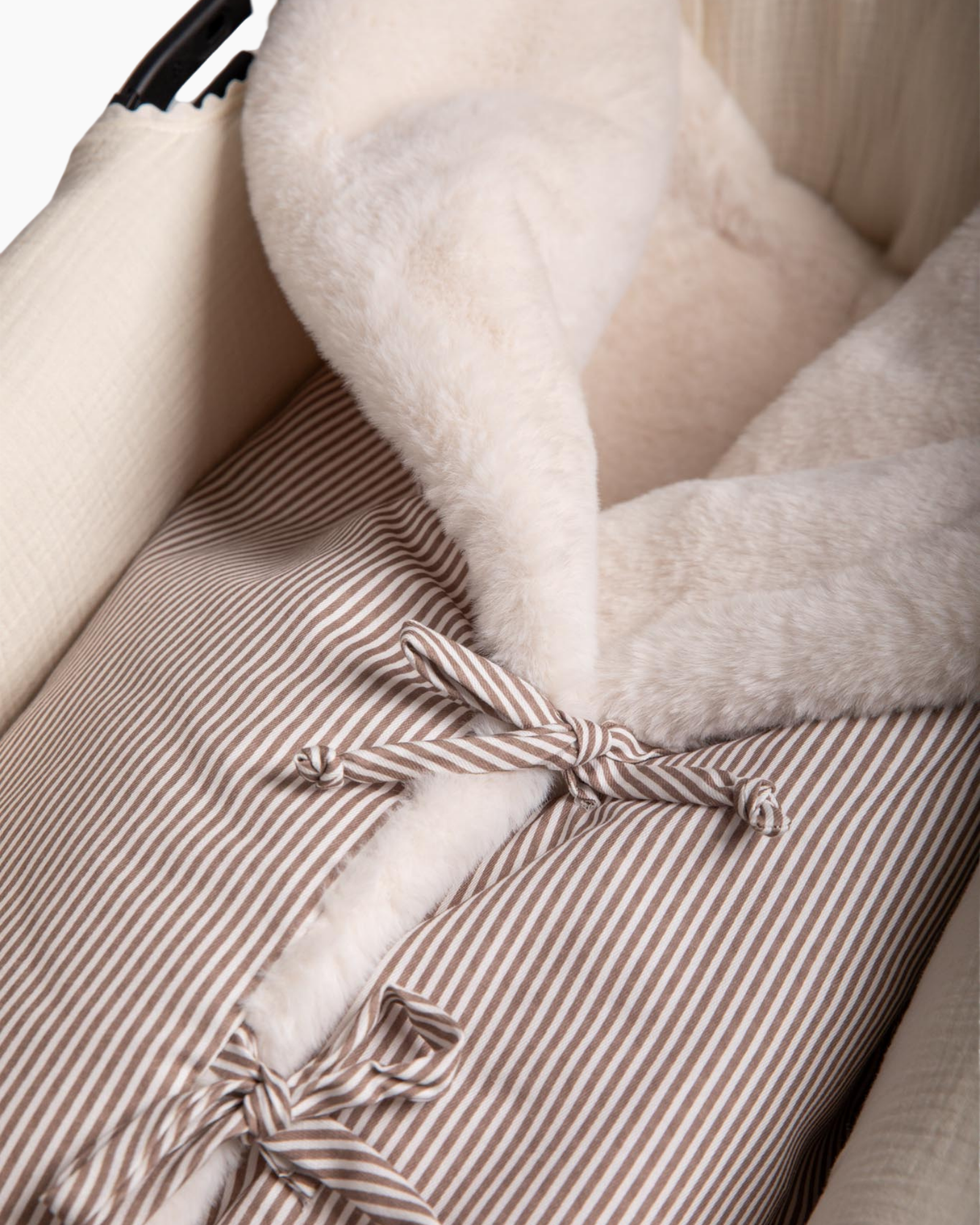 Saco polar CHOCOLATE STRIPES