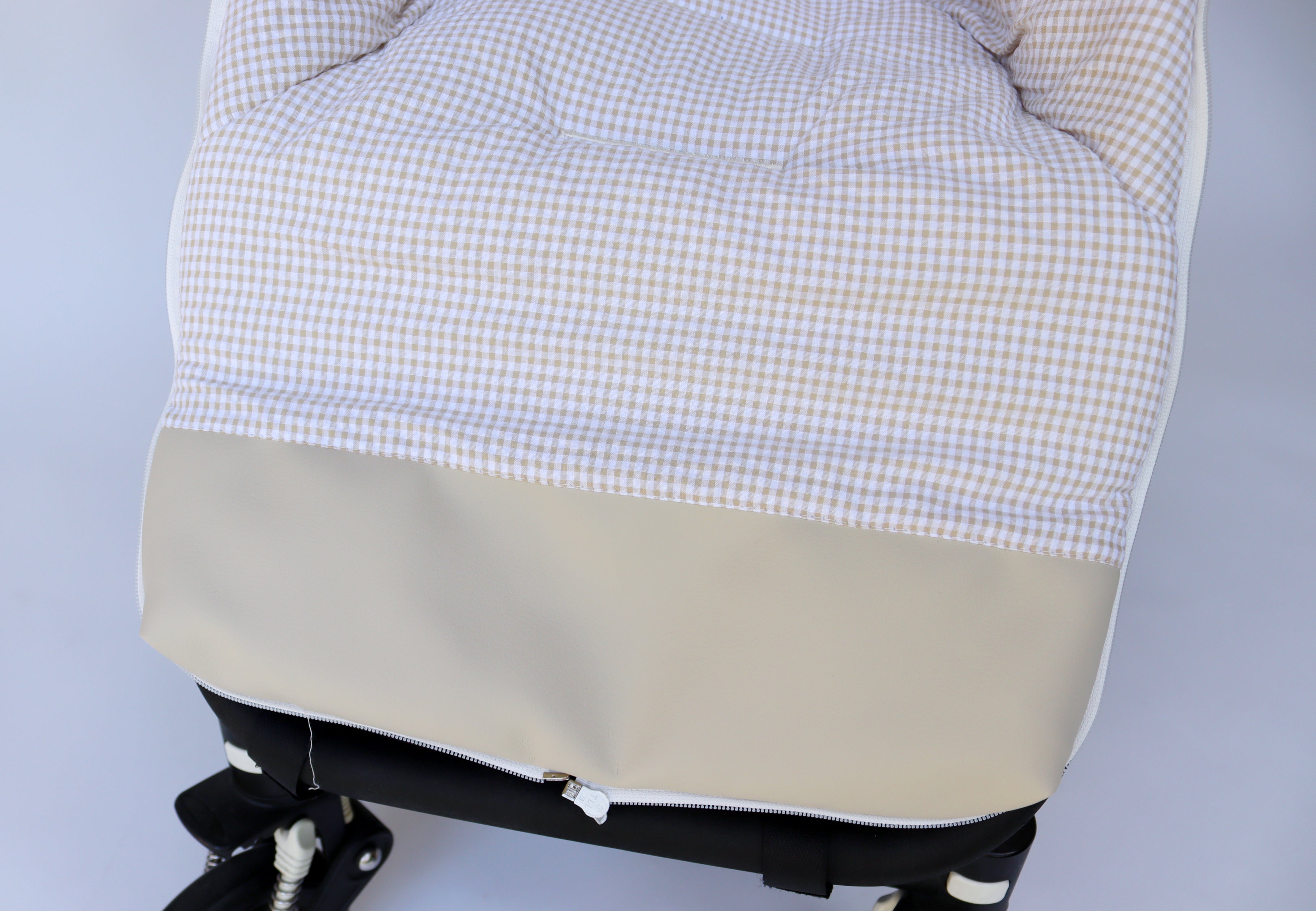 Saco universal MINI VICHY BEIGE – Pipa y Limón - Main Image