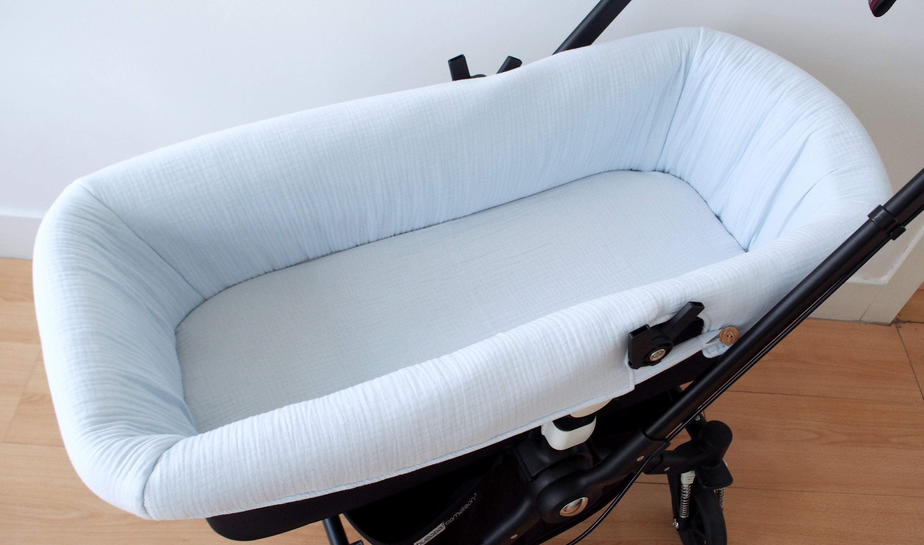 Funda cubrecapazo bambula celeste – Pipa y Limón