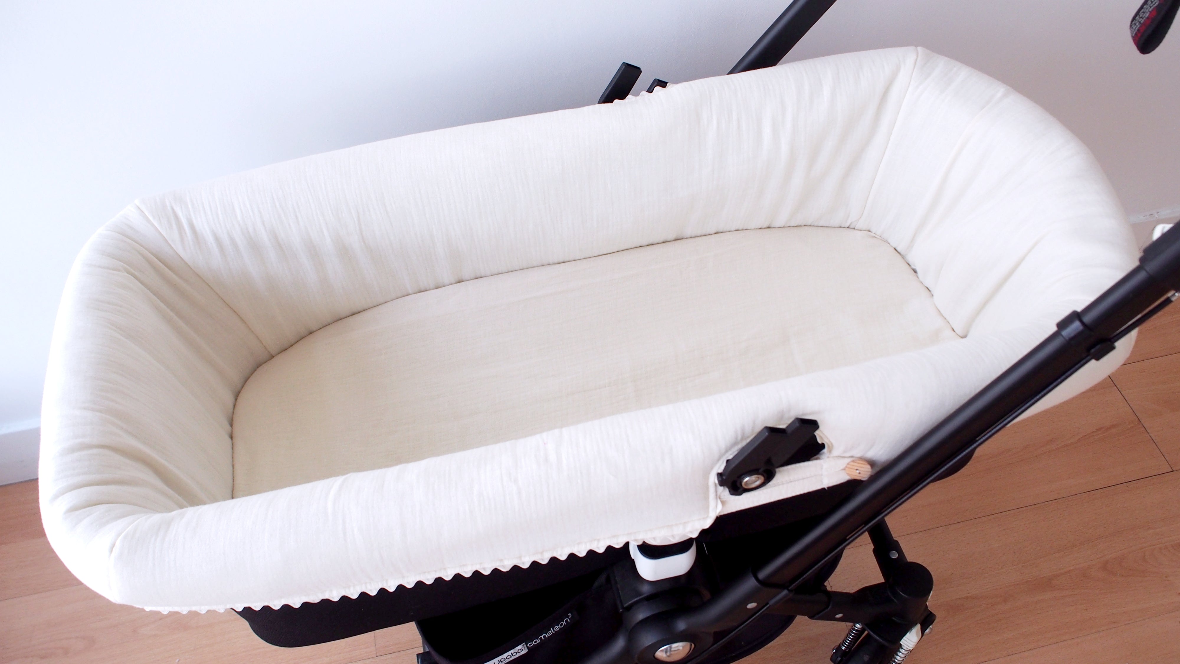 Funda cubrecapazo bambula beige Tulipán – Pipa y Limón